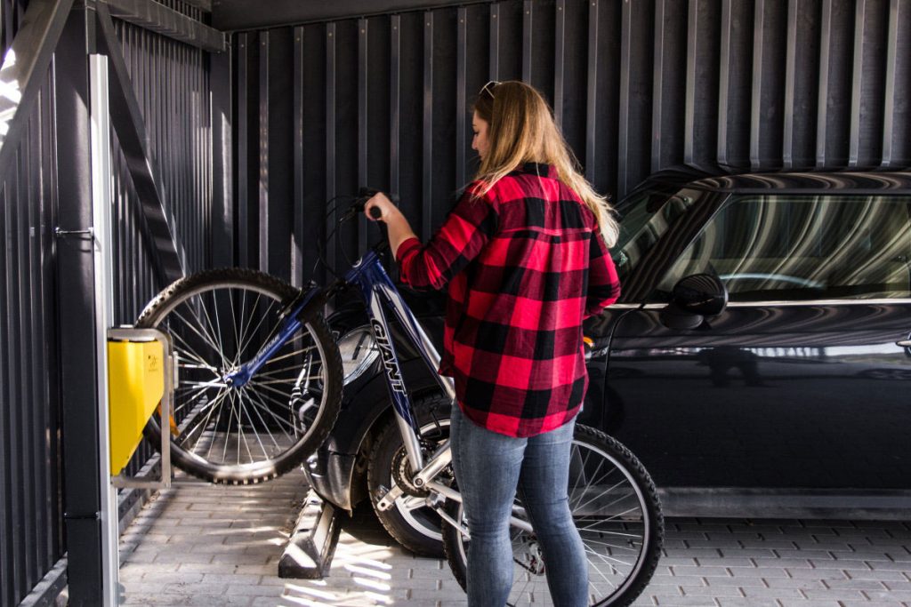 Parkis Fahrradständer Basic – Wandmontiert, Platzsparend, Bis 172 Cm